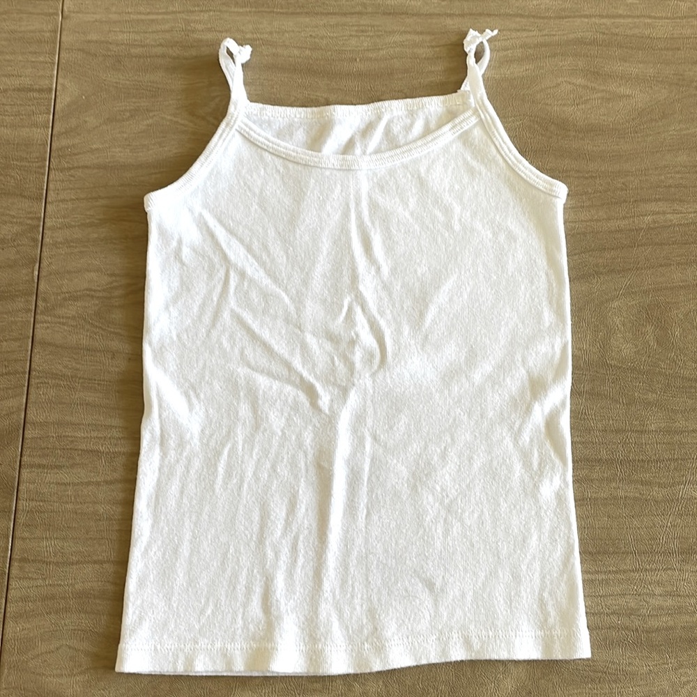 White Kids Tank Top